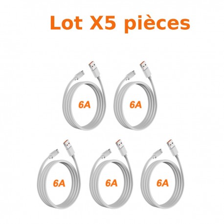 cable USB type-C 6A pas cher