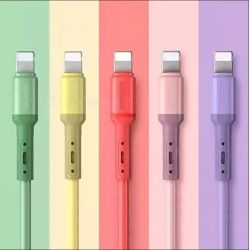 Cheap liquid silicone iphone usb cable