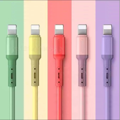 Cheap liquid silicone iphone usb cable