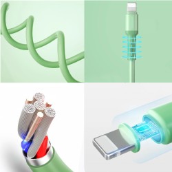 Cheap liquid silicone iphone usb cable
