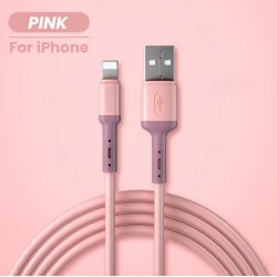 Cheap liquid silicone iphone usb cable