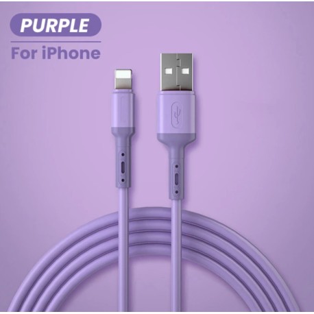 Cheap liquid silicone iphone usb cable