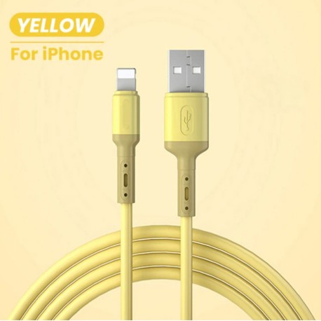 Cheap liquid silicone iphone usb cable