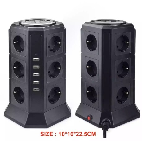 Cheap vertical power strip tower