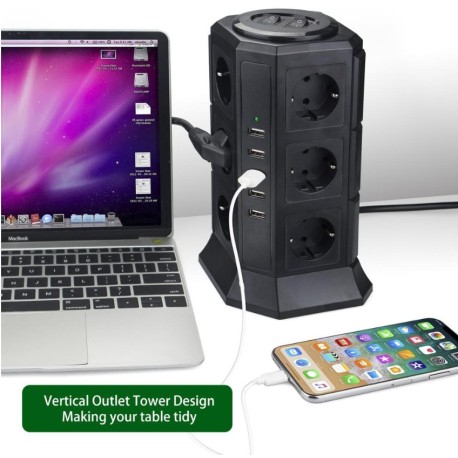 Cheap vertical power strip tower