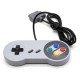 2 Super Nintendo gamepads, 16-bit SNES, with original Super Nintendo/ Super Famicom cable