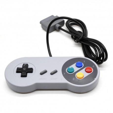 Manette de jeu Super Nintendo, SNES 16 bits 