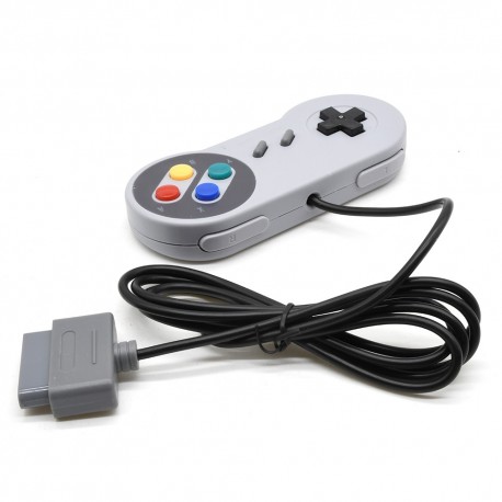 Manette de jeu Super Nintendo, SNES 16 bits 