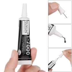 Black glue T7000 and waterproof 50 ml smartphones and tablets