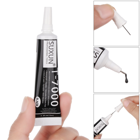 Black glue T7000 and waterproof 50 ml smartphones and tablets