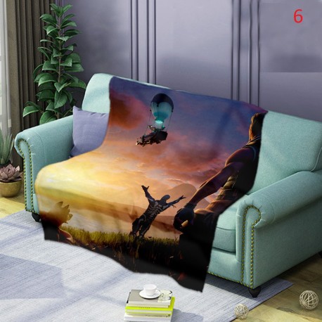 Fluffy blanket Fortnite battle royal style very soft