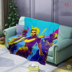 Plaid moelleux style Fortnite battle royal tout doux