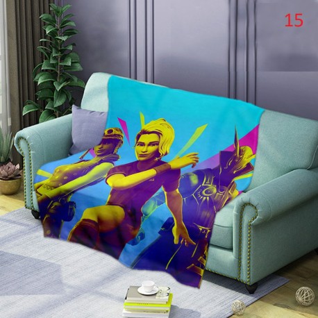 Fluffy blanket Fortnite battle royal style very soft