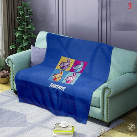Fluffy blanket Fortnite battle royal style very soft