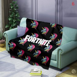 Plaid moelleux style Fortnite battle royal tout doux