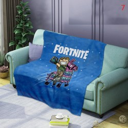 Fluffy blanket Fortnite battle royal style very soft