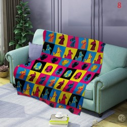 Fluffy blanket Fortnite battle royal style very soft