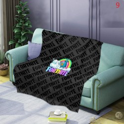 Plaid moelleux style Fortnite battle royal tout doux