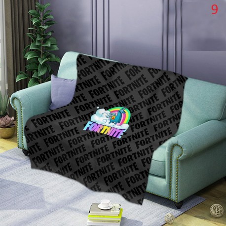 Fluffy blanket Fortnite battle royal style very soft