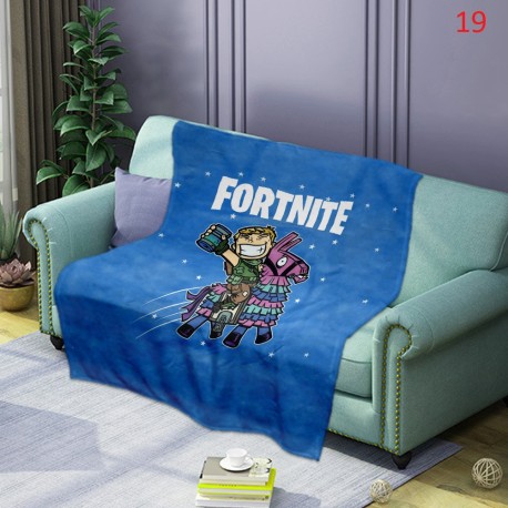 Fluffy blanket Fortnite battle royal style very soft