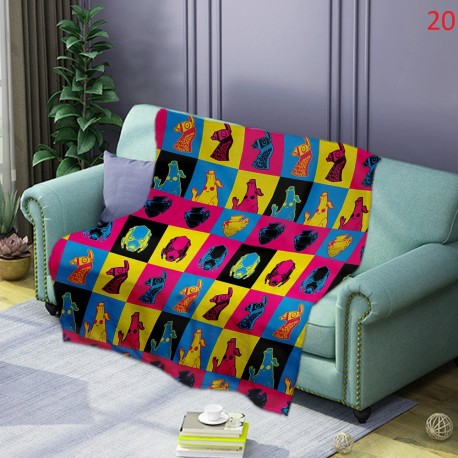 Fluffy blanket Fortnite battle royal style very soft