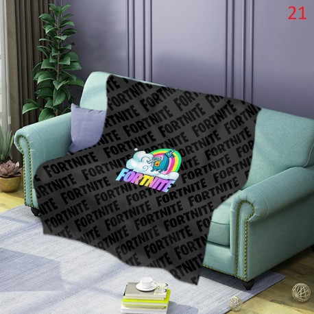 Fluffy blanket Fortnite battle royal style very soft