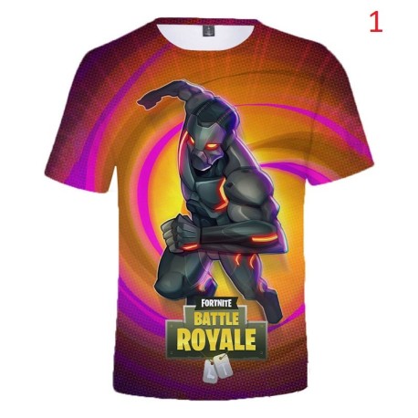 Fortnite Battle Royale 3D printed t-shirt for kids