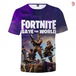 Tee shirt Fortnite Battle Royale imprim&eacute; en 3D pour enfant