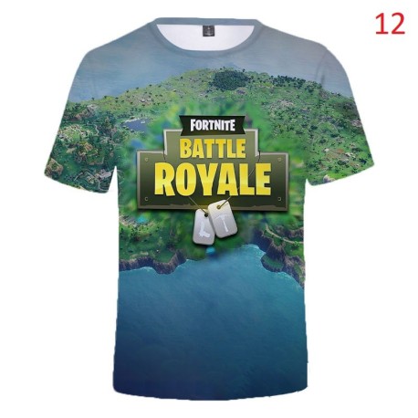 Fortnite Battle Royale 3D printed t-shirt for kids