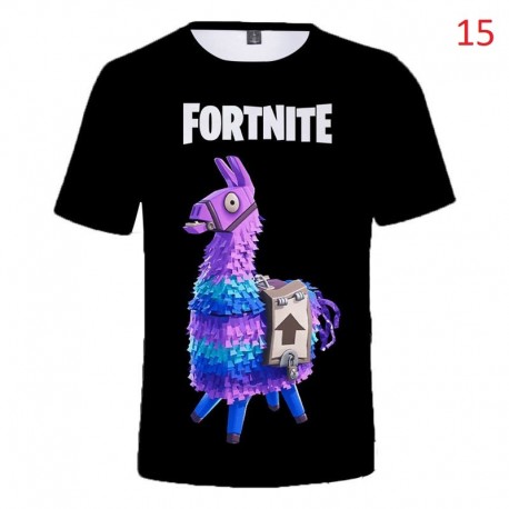 Tee shirt Fortnite Battle Royale imprimé en 3D pour enfant