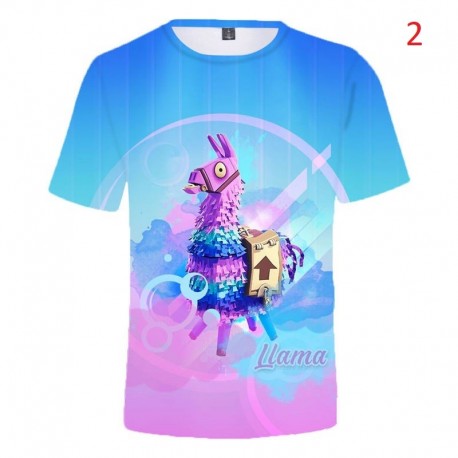 Tee shirt Fortnite Battle Royale imprimé en 3D pour enfant