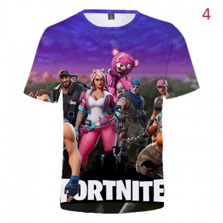 Tee shirt Fortnite Battle Royale imprimé en 3D pour enfant