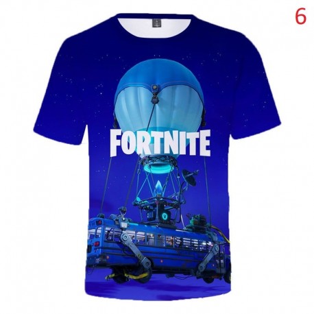 Tee shirt Fortnite Battle Royale imprimé en 3D pour enfant
