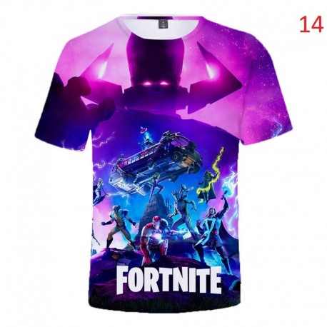Fortnite Battle Royale 3D printed t-shirt for kids
