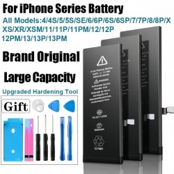 Original replacement battery for iPhone, batterymobile phone, iPhone 5, 5S, SE, 6, 6S, 7, 8 Plus, X, Poly, XS Max