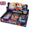 Display of 24 Lorcana Chapter 1 Boosters in English - REPRINT - DECEMBER 2023