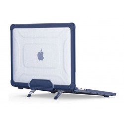 Apple MacBook Air 13" A2179, A1932 & A2337 reinforced protective case with Marine Blue Support