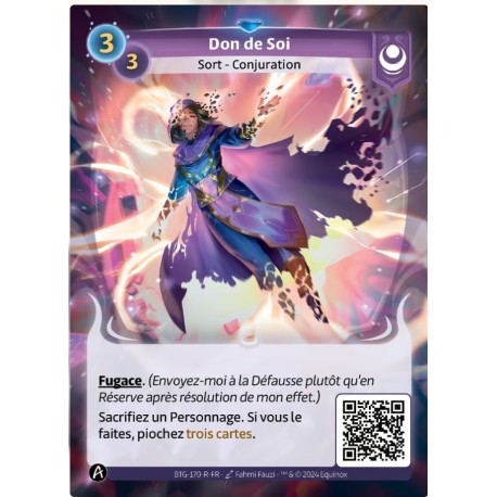 Gift of Self Rare Altered TCG