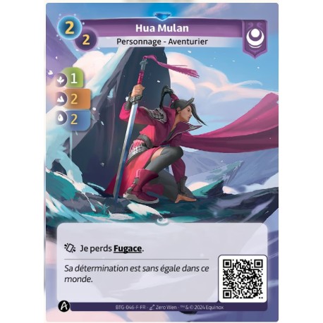 Hua Mulan Rare Altered TCG