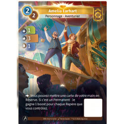 Amelia Earhart unique map Axiom Altered TCG