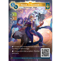 Kuwat, The Dissident Unique Ordis Altered TCG Card