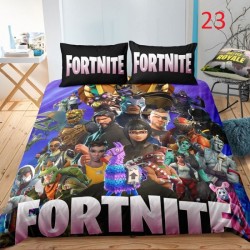 Fortnite Bedding Set Anime Battle Royale Duvet Cover with Pillowcase, 4 Bedding Sizes