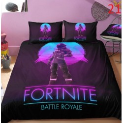 Fortnite Bedding Set Anime Battle Royale Duvet Cover with Pillowcase, 4 Bedding Sizes