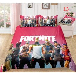 Fortnite Bedding Set Anime Battle Royale Duvet Cover with Pillowcase, 4 Bedding Sizes