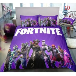 Parure de Lit Fortnite housse de couette Anime Battle Royale avec taie d'oreiller, 4 tailles de literie