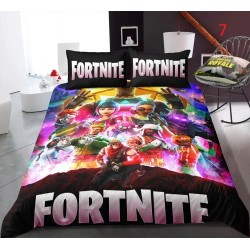 Fortnite Bedding Set Anime Battle Royale Duvet Cover with Pillowcase, 4 Bedding Sizes