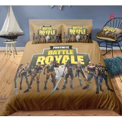 Fortnite Bedding Set Anime Battle Royale Duvet Cover with Pillowcase, 4 Bedding Sizes