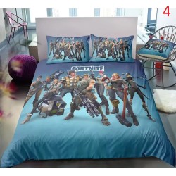 Fortnite Bedding Set Anime Battle Royale Duvet Cover with Pillowcase, 4 Bedding Sizes