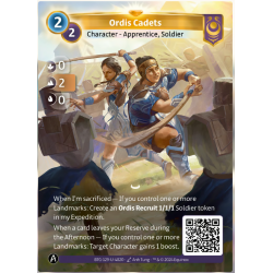 Unique KS TCG Altered Ordis Cadet Card