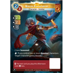 Blade dancer Bravos Single Map Altered TCG